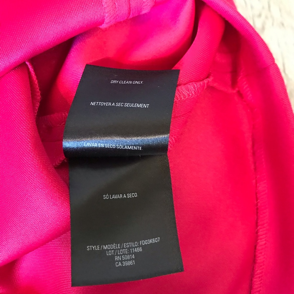 T Tahari hot pink midi dress. Women’s size 10. - Picture 12 of 12